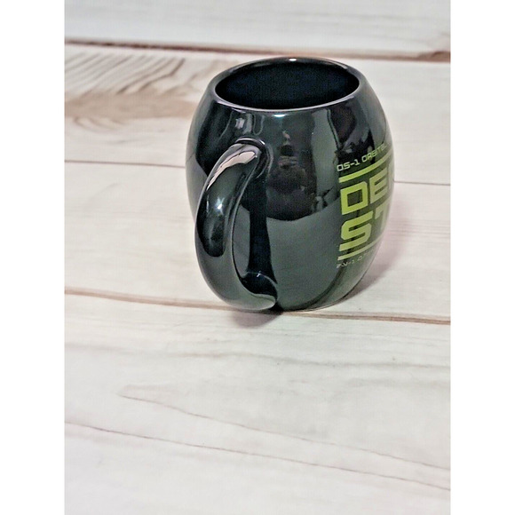 Star Was Death Star Coffee Mug Black DS-1 Orbital Battle Station Lucas Film - Picture 4 of 8